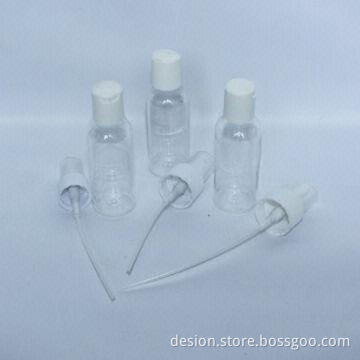 Travel water bottle, made of plastic